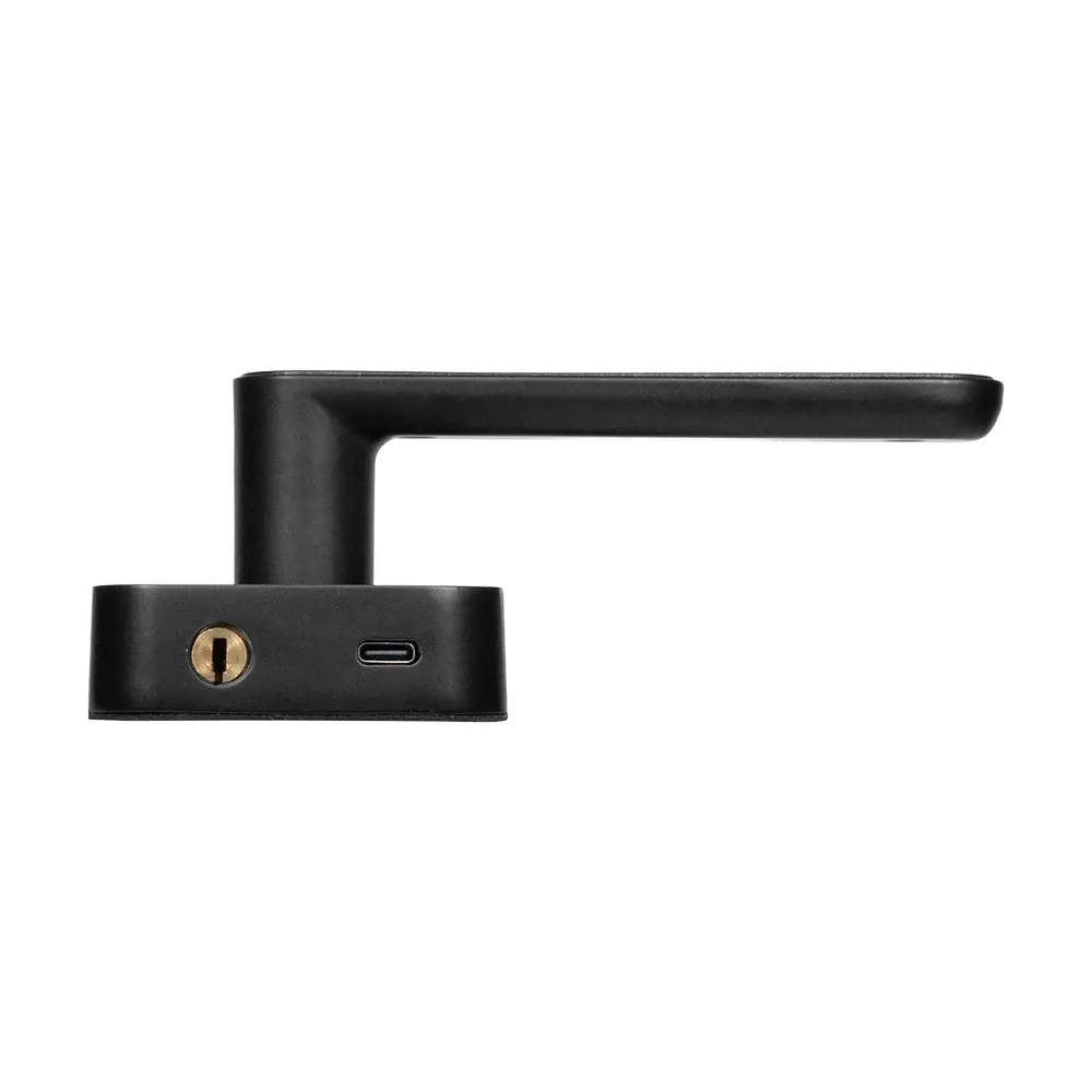 Замок біометричний автономний Trinix TRL-5110BTF Black L/R з Bluetooth, зчитувачем відбитків пальців і карт Mifare (65-00080) Київ - фото 9