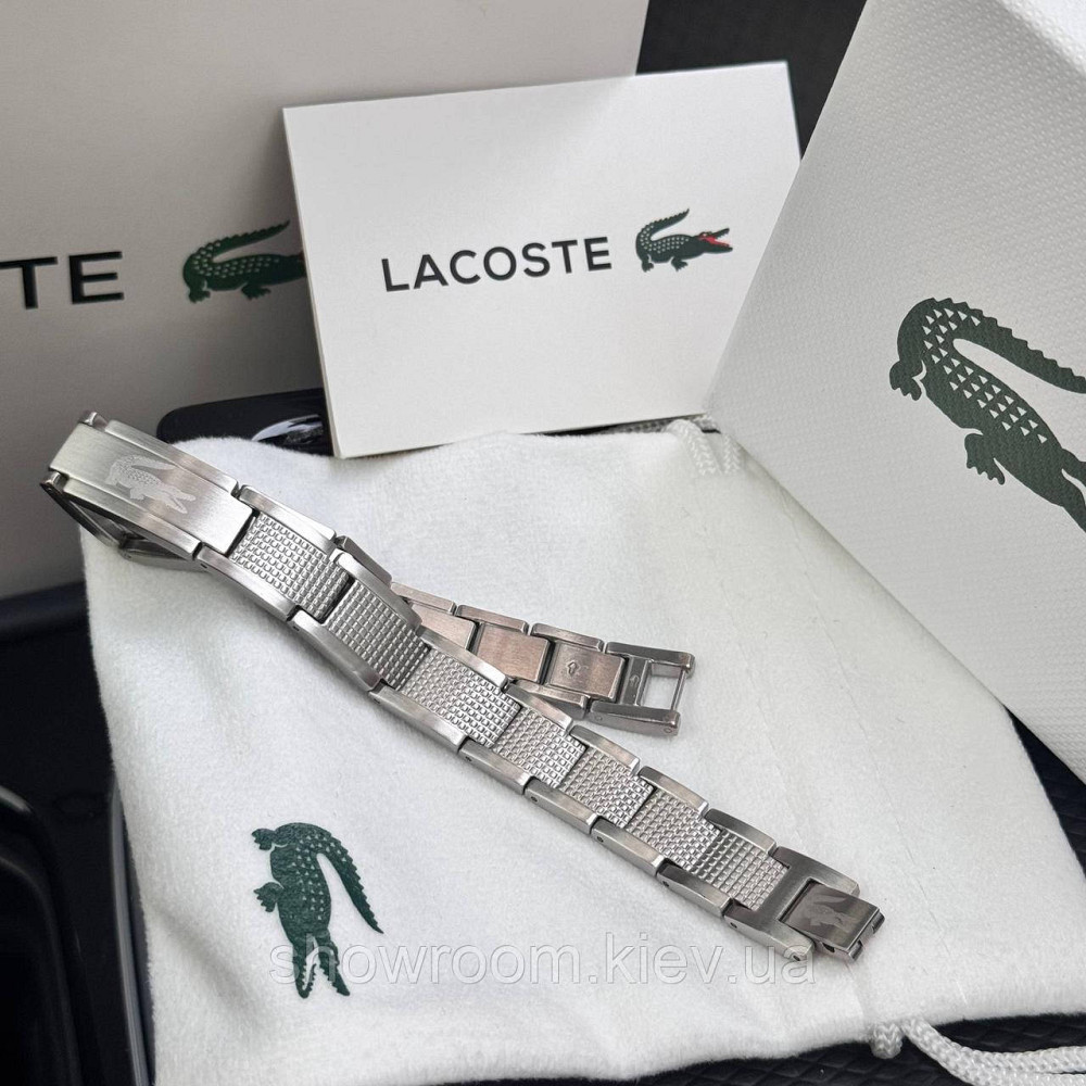 Мужской стильный браслет Lacoste, Лакоста (40192) Киев - изображение 8