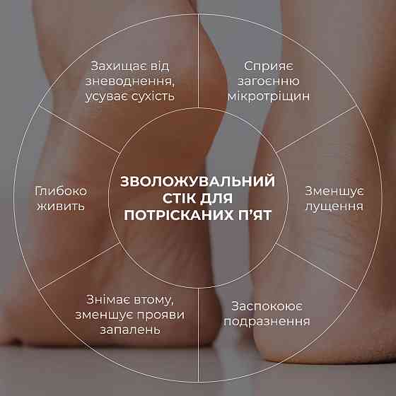 Набір для зволоження та пом'якшення потрісканих п’ят Hillary Set for Moisturizing & Softening Cracked Heels Київ