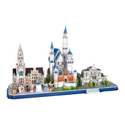 Пазл Cubic Fun Тривимірна головоломка-конструктор City Line Баварія (MC267h) Вінниця