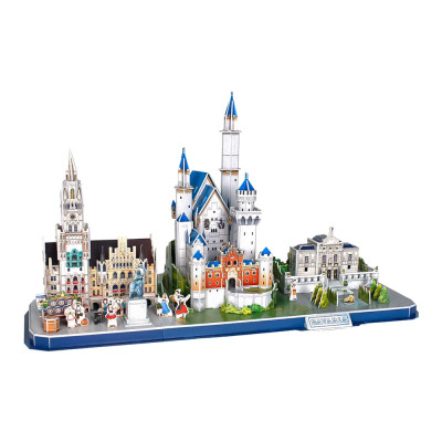 Пазл Cubic Fun Трехмерная головоломка-конструктор City Line Бавария (MC267h) Винница - изображение 2