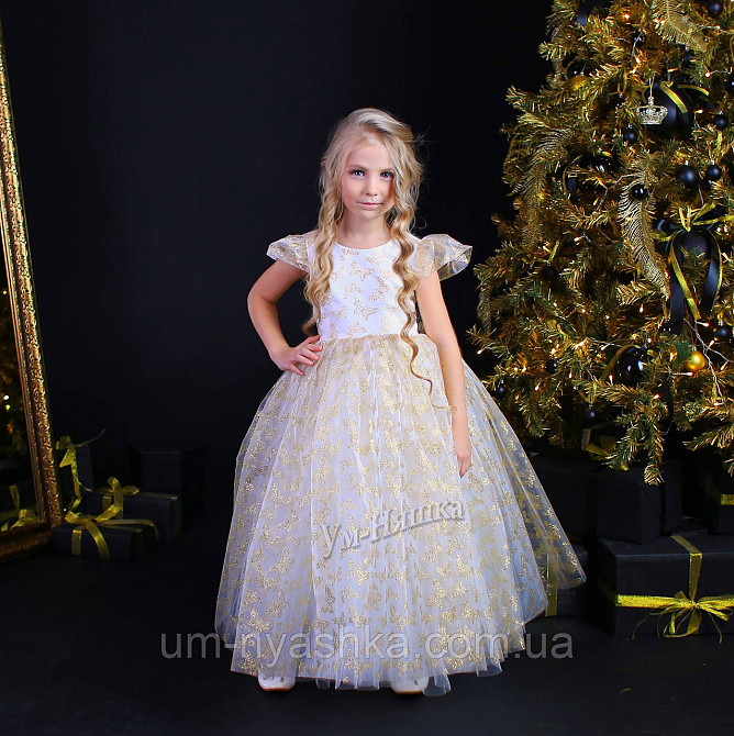 Довге ошатне плаття з метеликами Кривий Ріг - фото 2