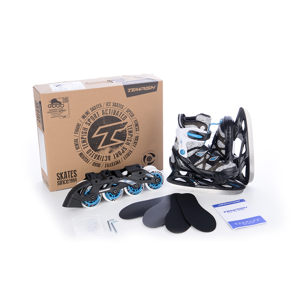 Коньки ледово-роликовые раздвижные Tempish ENBO DUO 33-36 Киев - изображение 8