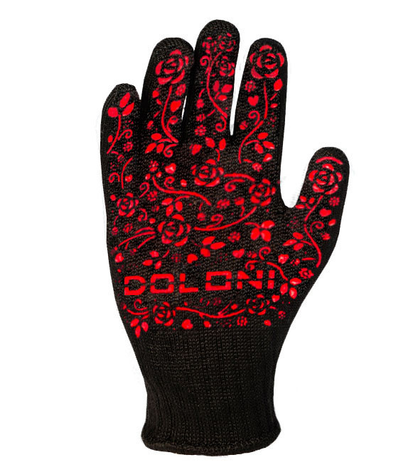 Doloni рукавички робочі захисні трикотажні з ПВХ малюнком, розмір 9, Садові 711 Рівне - фото 3