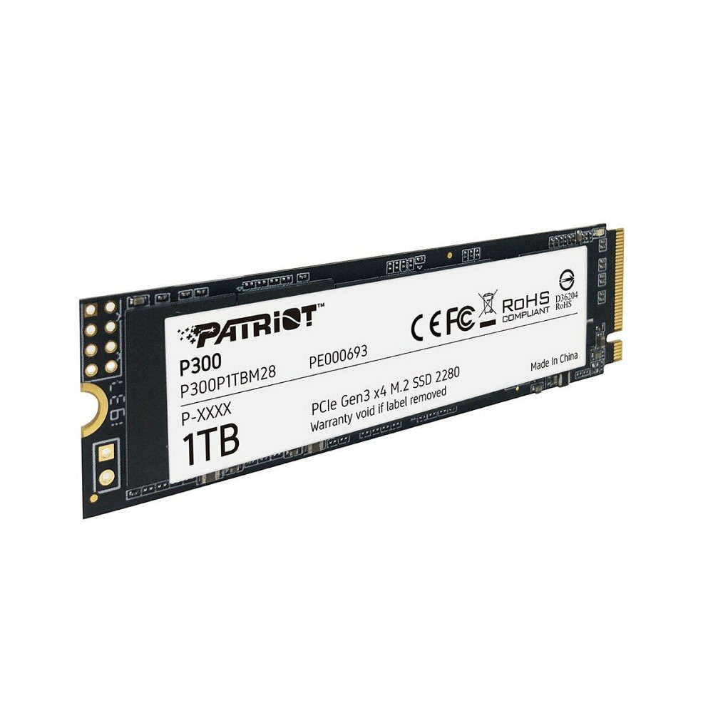 SSD M.2 Patriot P300 1TB NVMe 2280 PCIe 3.0x4 3D NAND TLC Київ - фото 3
