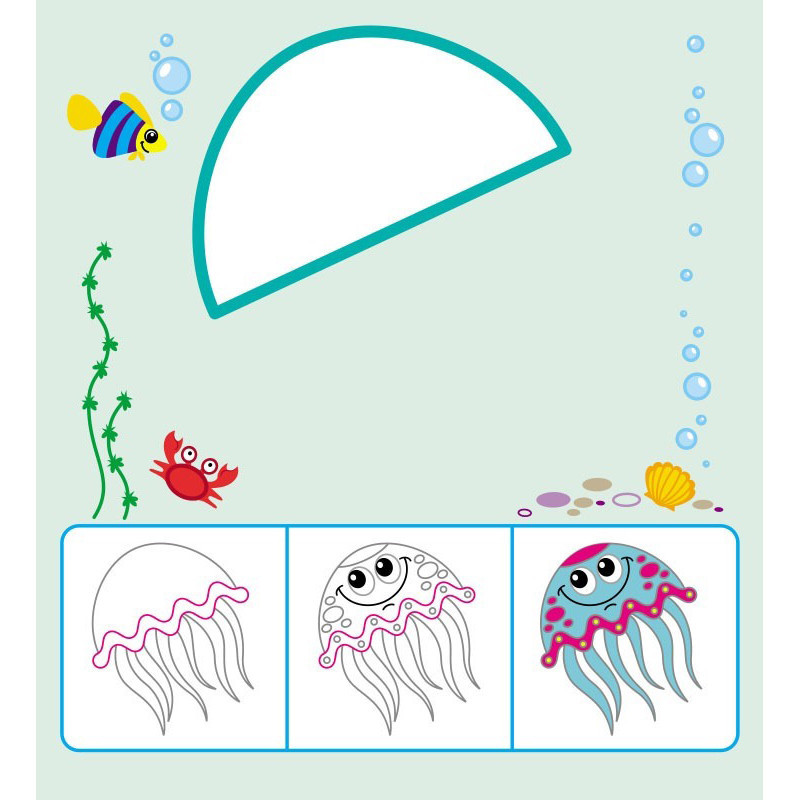 Дитяча багаторазова розмальовка "Диво-фігурки" 559006, 5 сторінок Вінниця - фото 4