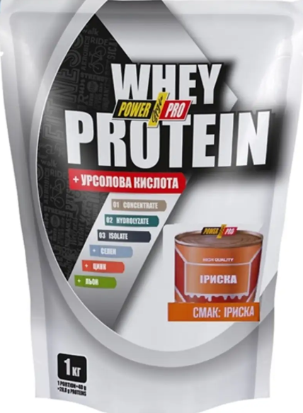 Сироватковий протеїн Power Pro Whey Protein 1000г Ірис Київ - фото 1
