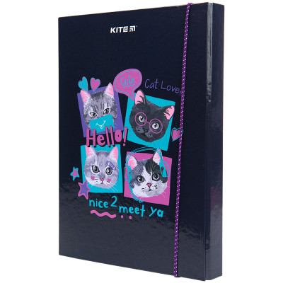 Папка для тетрадей Kite В5 на резинке So Sweet, картон (K23-210-1) Винница - изображение 1
