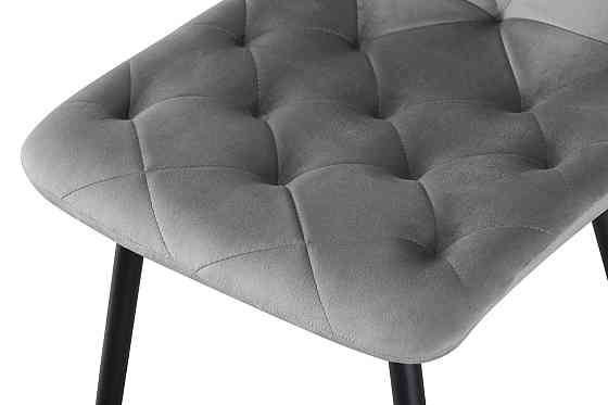 Стілець Трасті, чорний/ велюр сірий Киев