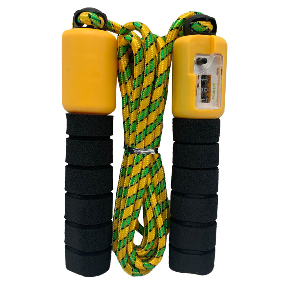 Швидкісна скакалка з лічильником MS 0345-1(Black) довжина 280 см Вінниця - фото 1