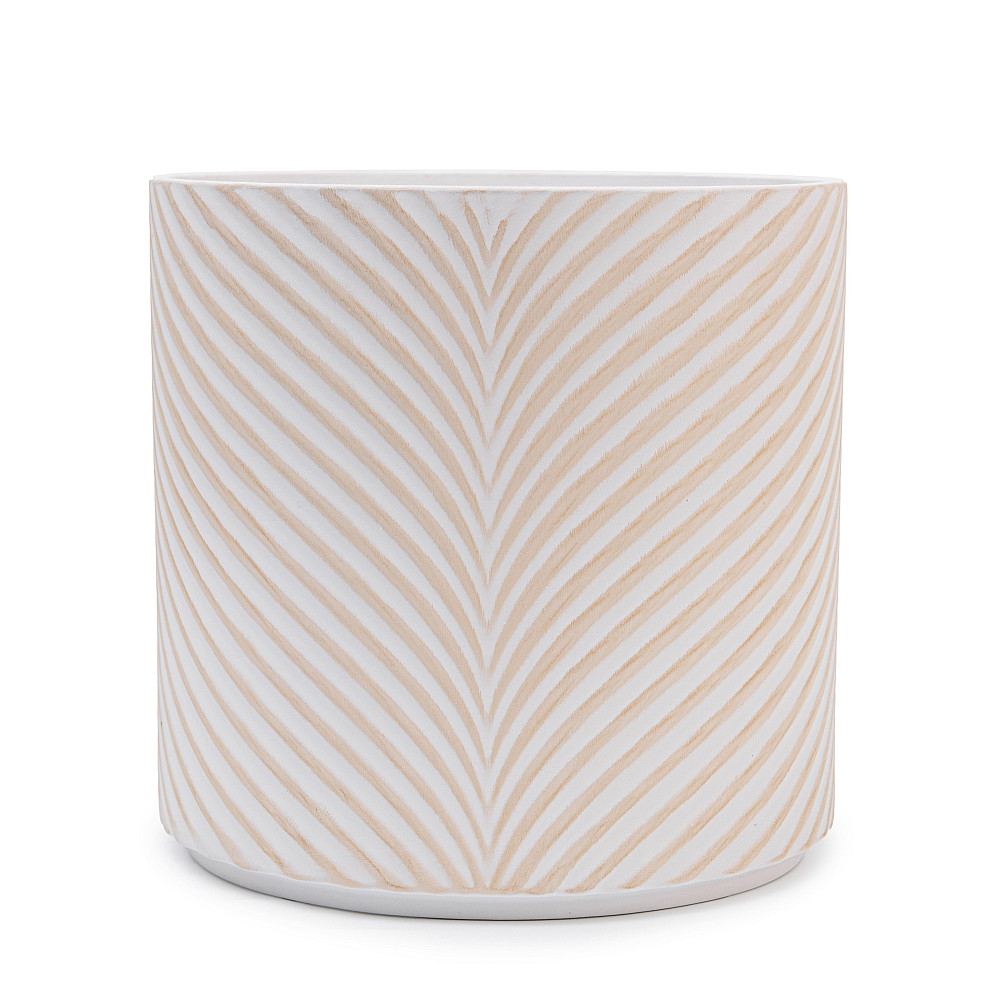 elemi Набір кашпо для квітів керамічні elemi "Листок" (13"; 16"; 19") (1,3 л; 2,3 л; 4,5 л) біл Коломыя - изображение 7