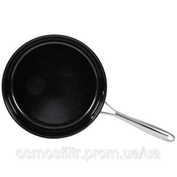 Сковорода Axentia Brilliant  28 cм нерж сталь керамическое покрытие (135945) Киев - изображение 2
