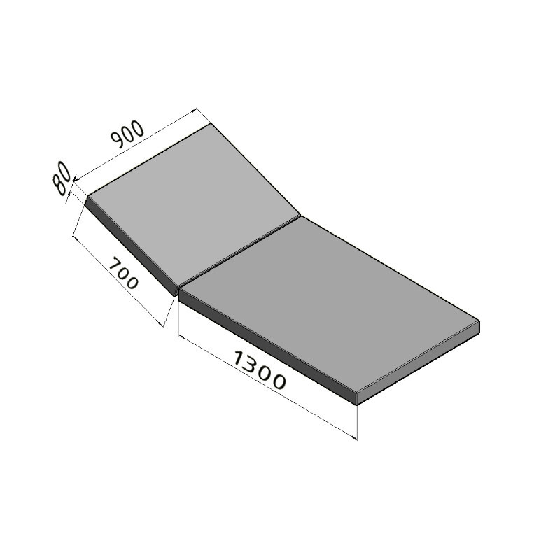 Матрац медичний двохсекційний АТОН КФ-2-МЦ Дніпро - фото 4