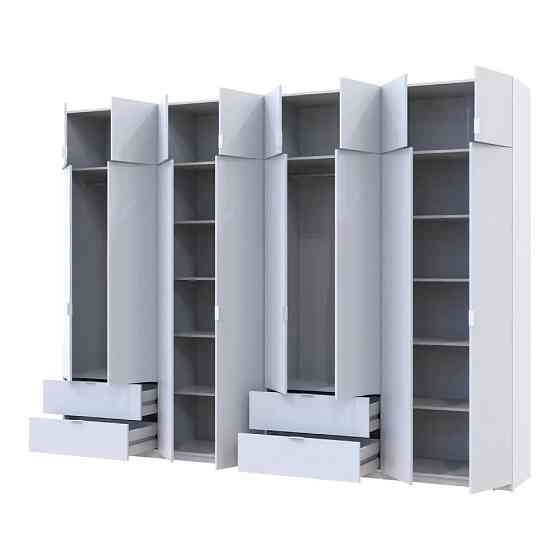 Шкаф для одежды Doros Лукас Белый 4+4 ДСП 320х50х240 DRS-011690 (42005126) Днепр