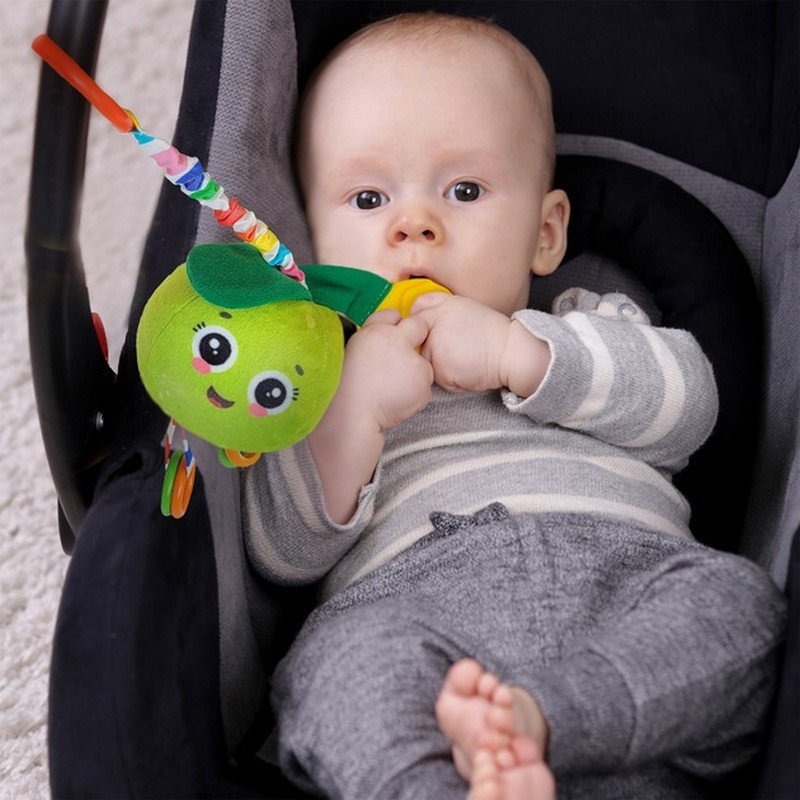 Погремушка-подвеска с прорезывателем 