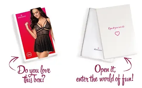 Еротичний мереживний комплект із сіточкою Obsessive 838-BAB-1 babydoll & thong black XXL, чорний, пе Львов - изображение 9