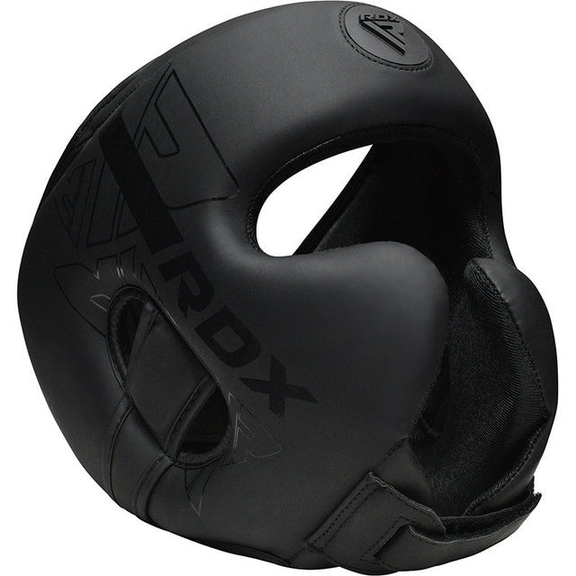 Боксерський шолом RDX F6 KARA Matte Black S (капа в комплекті) Кам'янське - фото 6