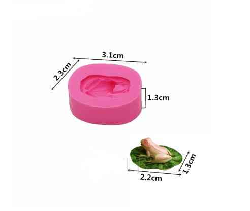 Силиконовая форма Лягушка 23 на 31 мм розовый Киев