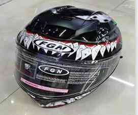 Шлем-интеграл  (mod:602) (size:XL, черно белый) Мукачево