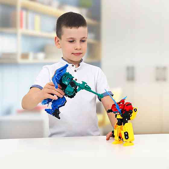 Ігровий набір з роботом-трансформером – Раптор Трон Дніпро