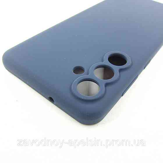 Samsung M55 M556 Чохол мікрофібра Захист камери (синій) Одеса