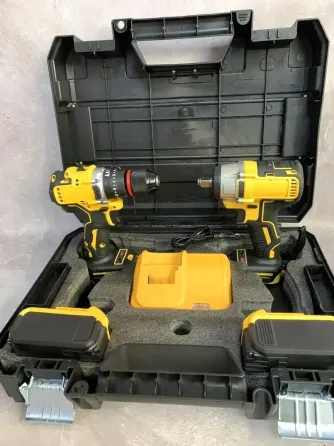 Набор 2 в 1 гайковерт и шуруповерт бесщеточный 2 АКБ в кейсе 48Вт Коломыя