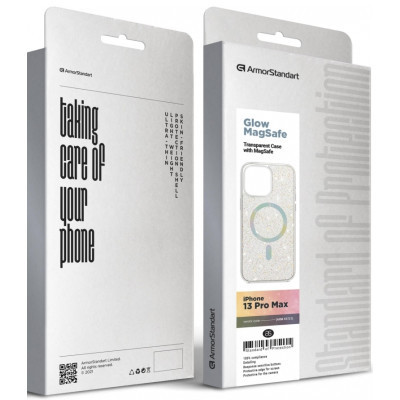 Чохол до мобільного телефона Armorstandart Glow Magsafe Apple iPhone 13 Pro Max Transparent (ARM69721) Вінниця - фото 6