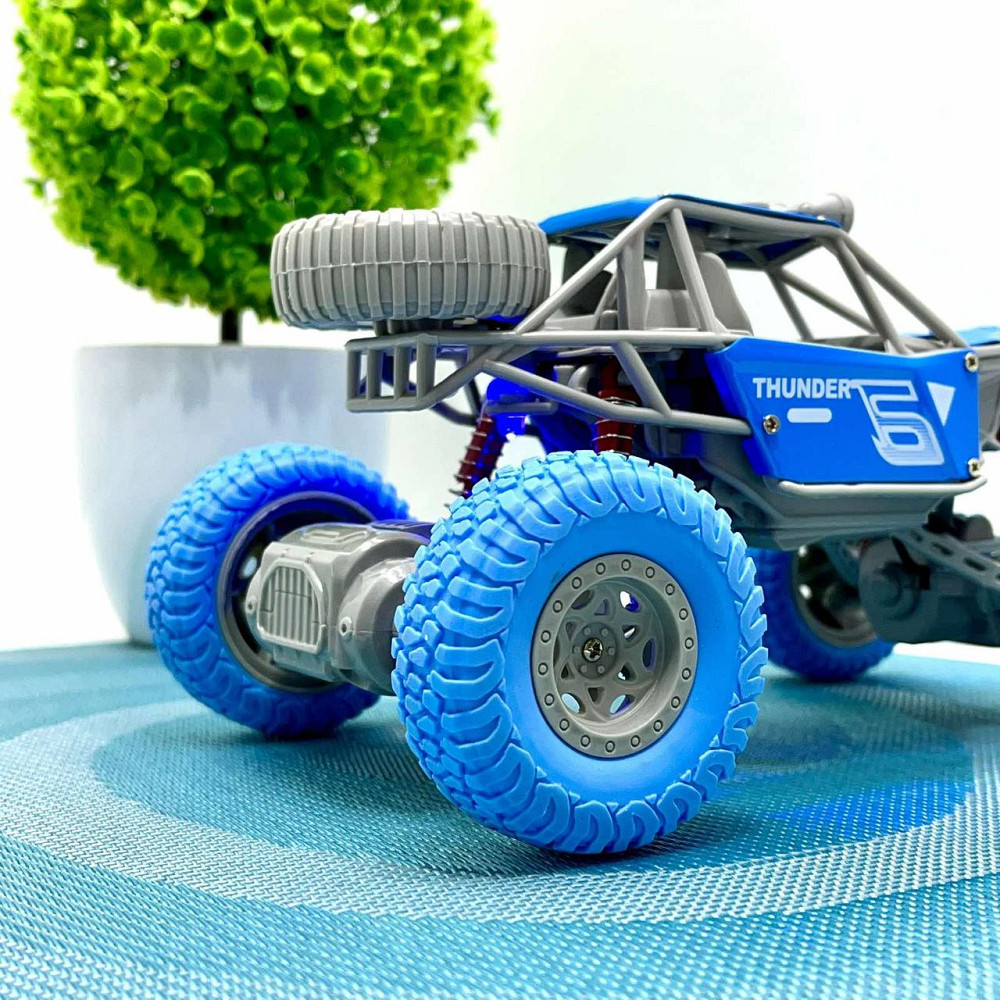 Машинка джип на радіокеруванні годинник + пульт з амортизацією 1:20 Блакитна (UD2201AS) Чернігів - фото 8