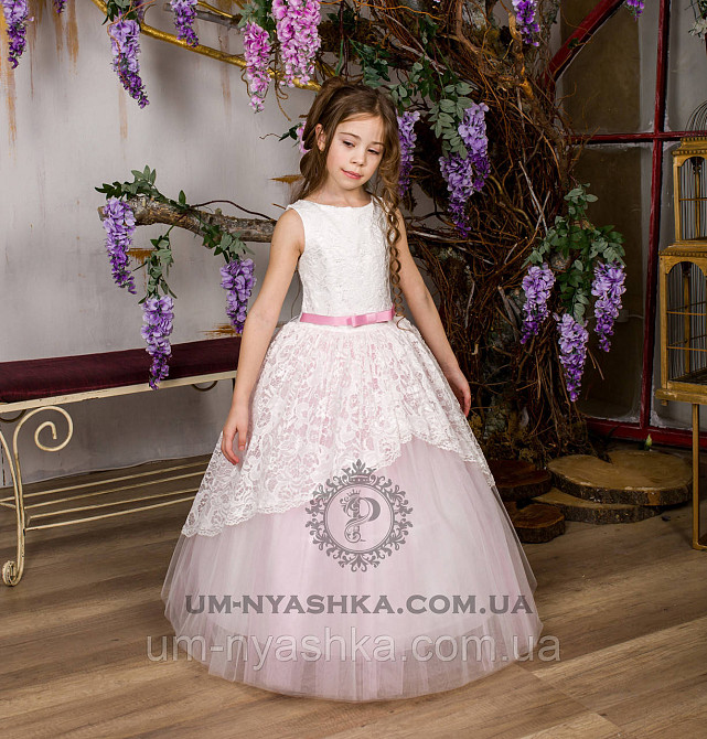 Длинное нарядное детское платье Анита  на 4-5, 6-7 лет Кривой Рог - изображение 1