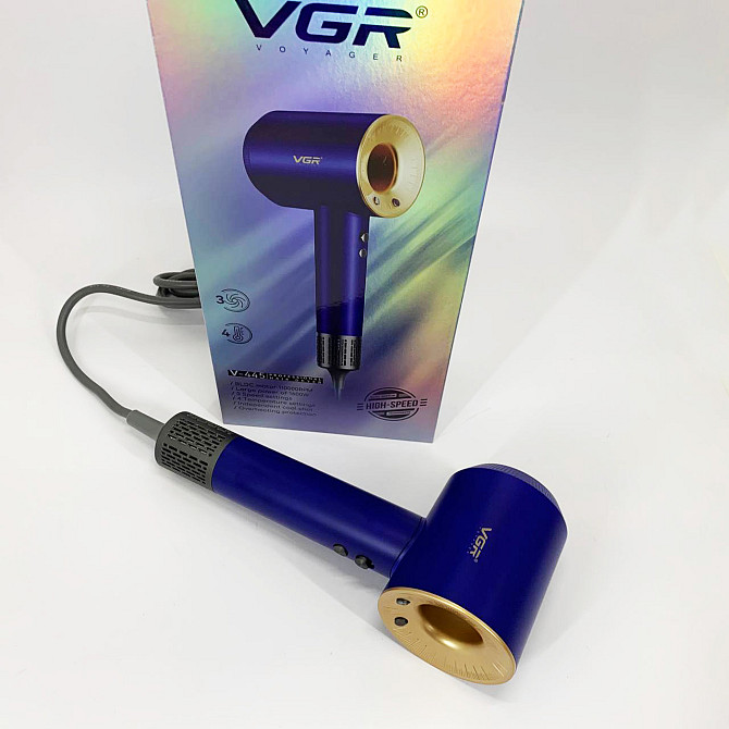 Профессиональный фен для укладки волос с насадкой VGR, Фен для красивой укладки волос IS-63 Львов - изображение 7