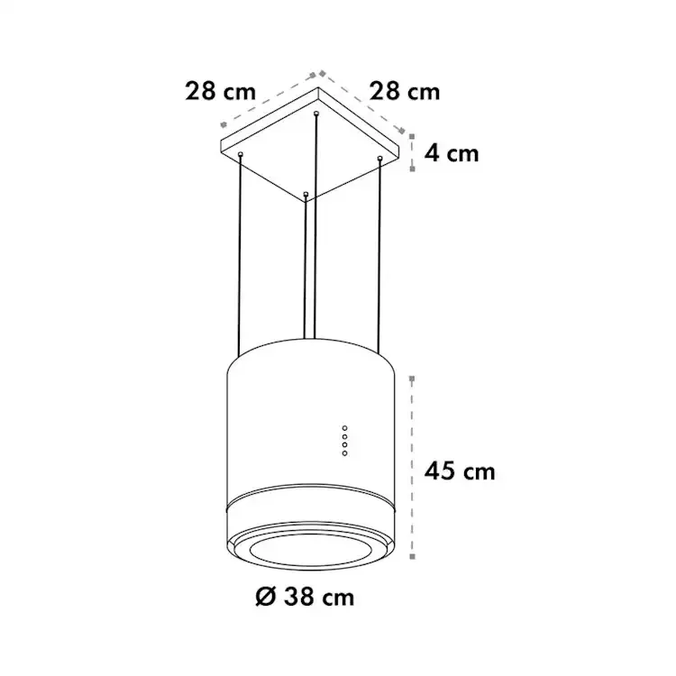 Островная вытяжка Klarstein Tron Ambience Германия Уценка Днепр - изображение 3