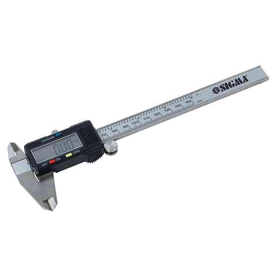 Sigma Штангенциркуль цифровой 150мм точность ±0.02мм (пенал) SIGMA (3923021) Коломия