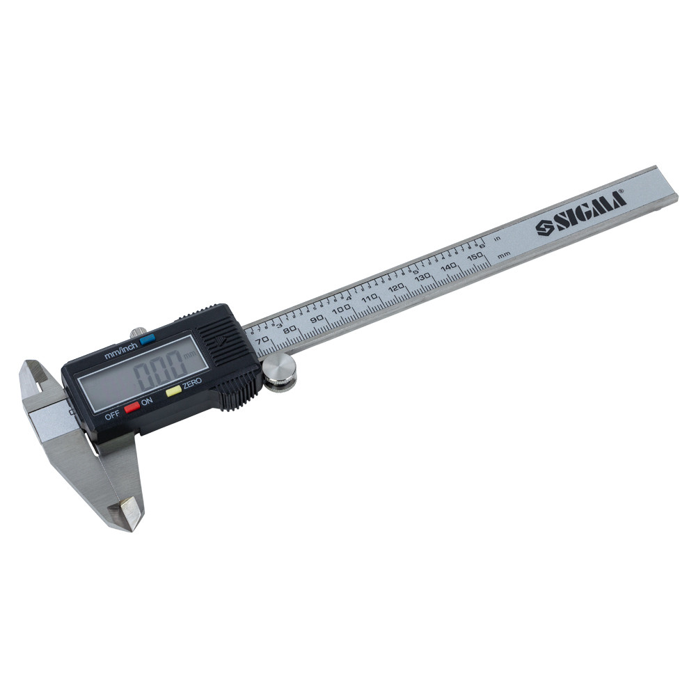 Sigma Штангенциркуль цифровой 150мм точность ±0.02мм (пенал) SIGMA (3923021) Коломия - фото 3