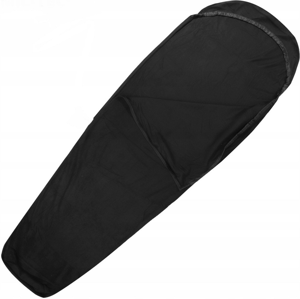 Універсальний флісовий утеплювач для спального мішка з чохлом Mil-Tec від Sturm (14114002) Black Нововолинськ - фото 3