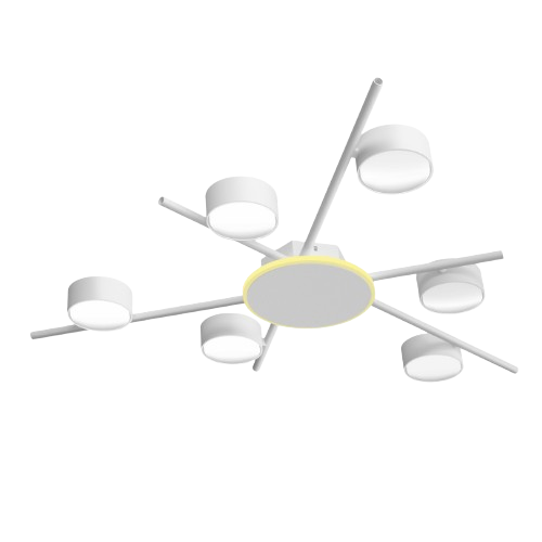 LED Світильник під лампу 6*GX53 накладний з підсвічуванням білий VL-SPF22B-WB Videx Житомир