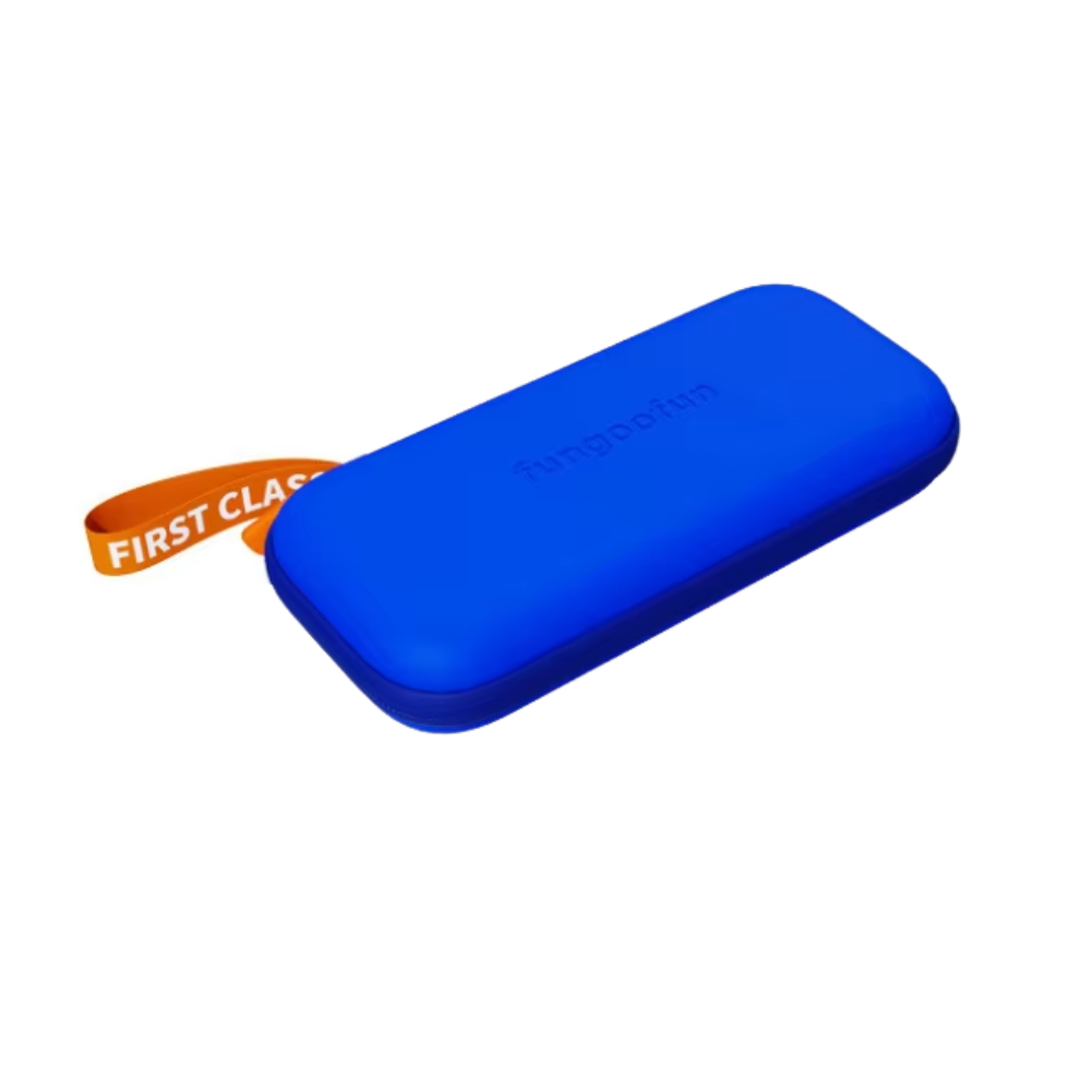 Сумка чехол для приставки Nintendo Switch кейс для консоли и аксессуаров Fungoofun на 1 отделение,синяя Каменец-Подольский - изображение 2