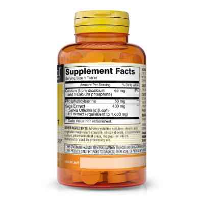 Трави Mason Natural Шавлії Екстракт, Сила мозку, Brain power with sage extract, (MAV18145) Вінниця