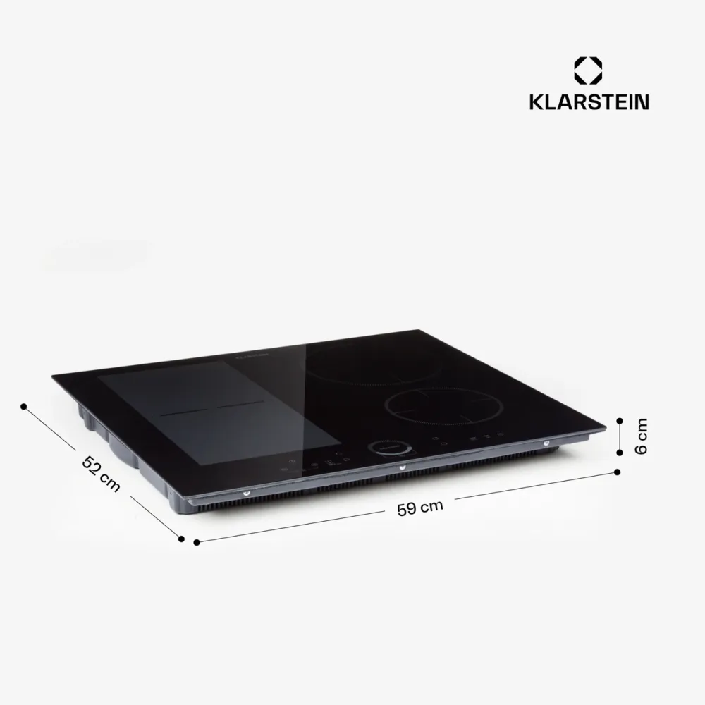 Индукционная варочная поверхность Delicalessa Hybrid 60 см, 4 конфорки, черного цвета Германия Днепр - изображение 2