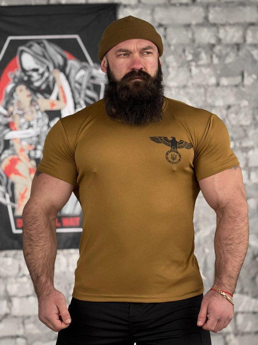 Тактична футболка вологовідвідна SABUR Орел кайот ВТ5083 Одеса - фото 2