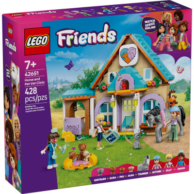 Конструктор LEGO Friends Ветеринарна клініка для коней і домашніх улюбленців (42651) Вінниця - фото 1