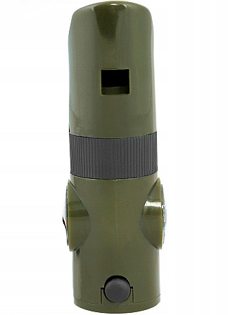 Багатофункціональний Рятувальний свисток 6в1 з мотузкою Mil-Tec від Sturm (16328401) Olive Нововолинськ - фото 3