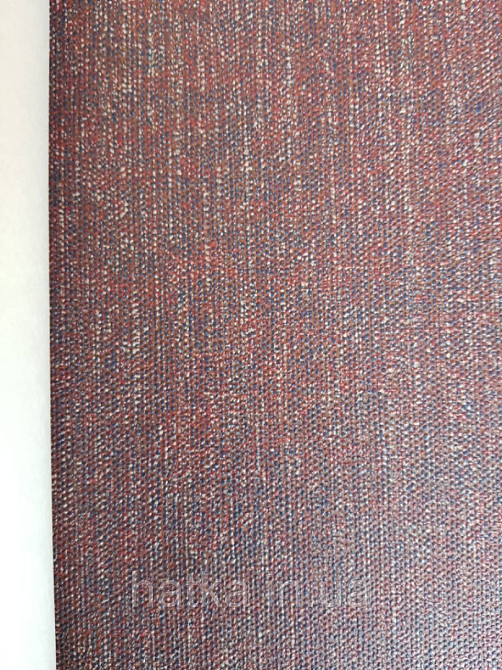 Обои виниловые на флизелине Marburg 31814 New modern однотонные бордовые под мешковину Киев - изображение 2