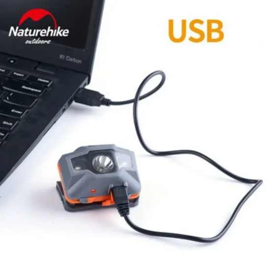 Налобный аккумуляторный фонарь Naturehike TD-02 NH00T002-D Бело-красный Винница