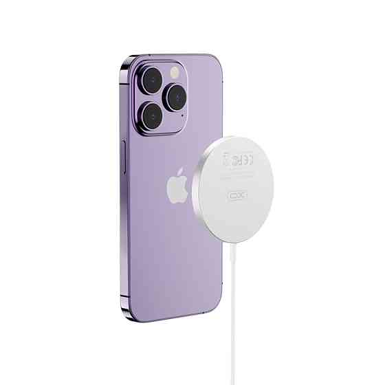 Бездротовий зарядний пристрій XO CX022 Magnetic Wireless Charger Type-C білий Львів