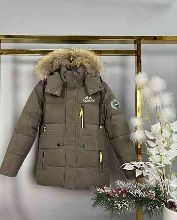 Детская зимняя куртка на мальчика 146-152 на холофайбере Николаев