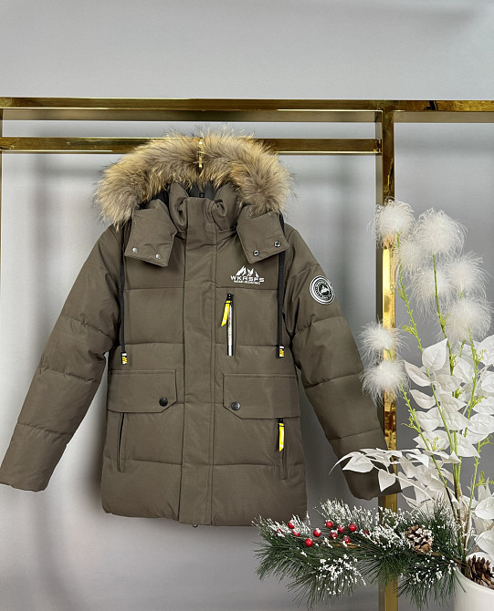 Детская зимняя куртка на мальчика 146-152 на холофайбере Николаев - изображение 1