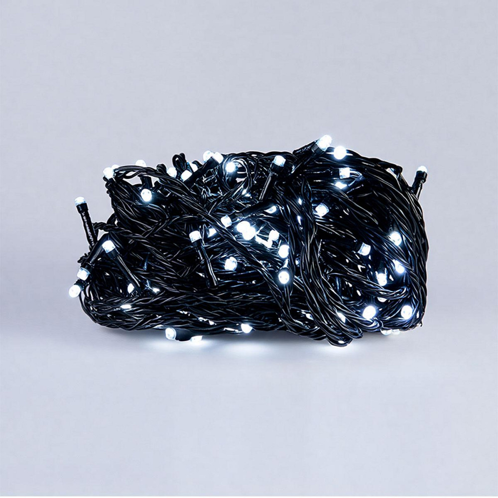 Garlando Новорічна гірлянда кімнатна нитка 22 м 220 LED чорний провід Білий W220LED22MBW Коломия - фото 2