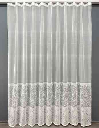 Тюль жакард, колекція "Greta" колір кремовий 1433т Київ