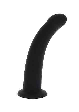 Фаллоимитатор страпон Taboom Strap-On Dong Medium черного цвета, 14 см х 3.3 см Sex Aura Киев