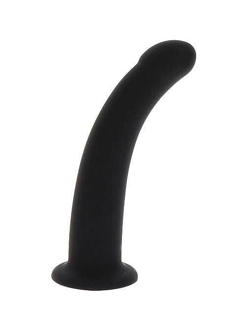 Фалоімітатор страпон Taboom Strap-On Dong Medium чорного кольору, 14 см х 3.3 см Sex Aura Київ - фото 1